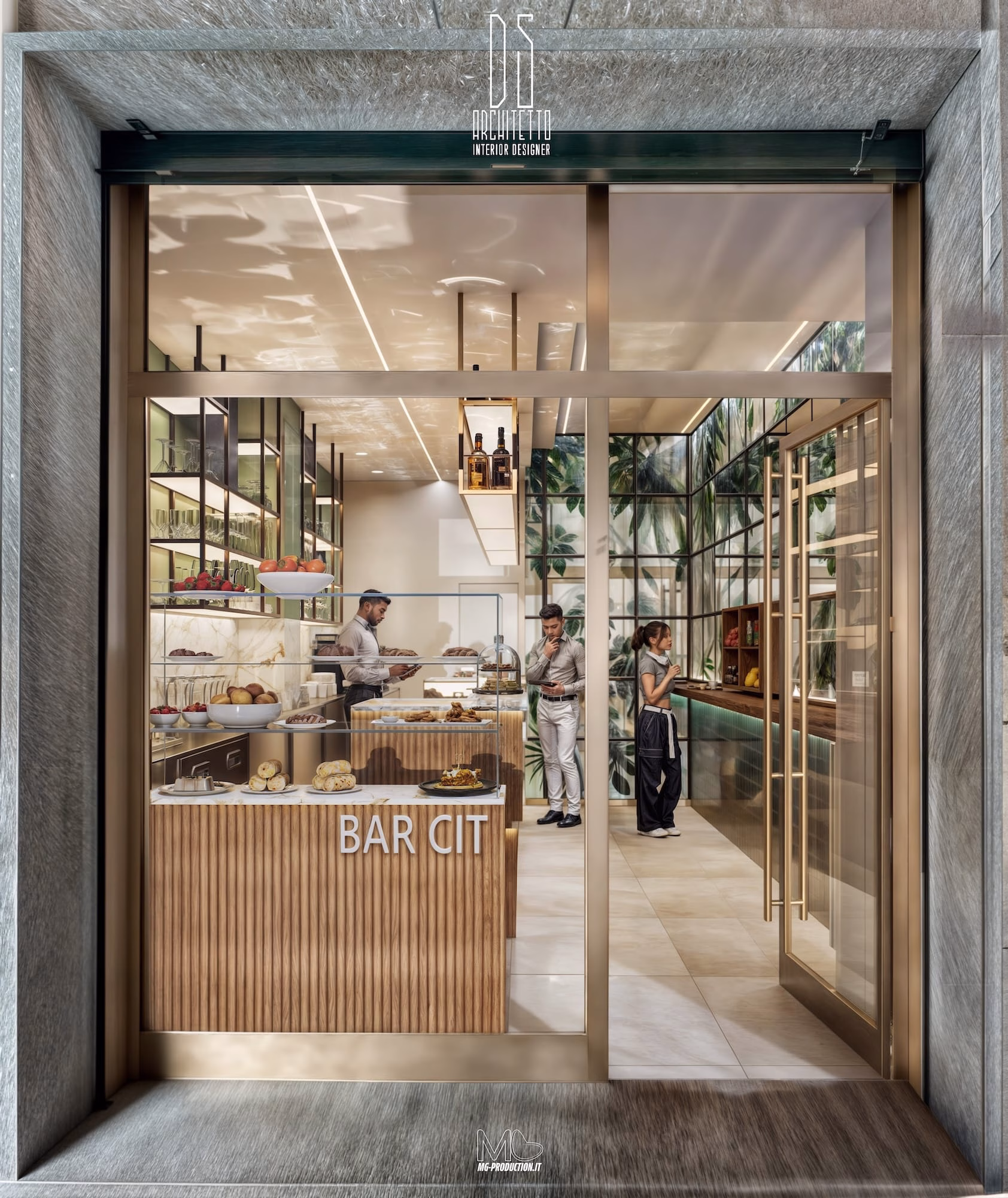 Rendering-bar-lounge-materiali Creative Lab Fossano Rendering bar