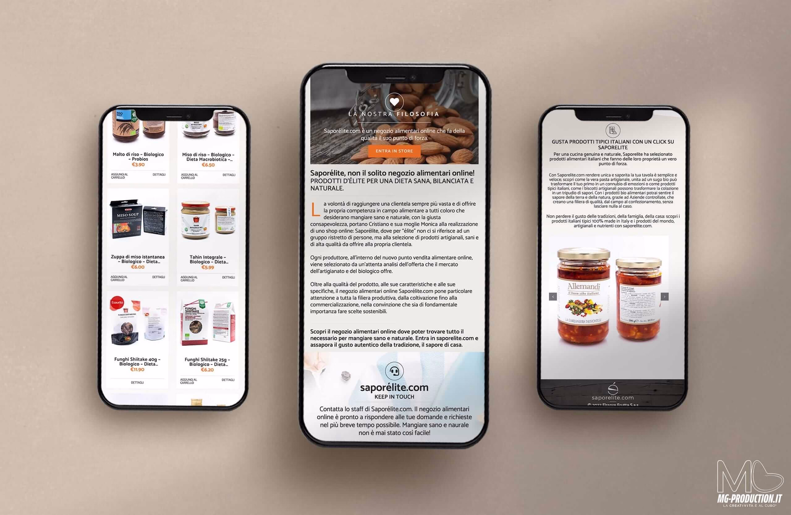 Progettazione Siti Worpdress Woocommerce - Progetto siti web MG Production