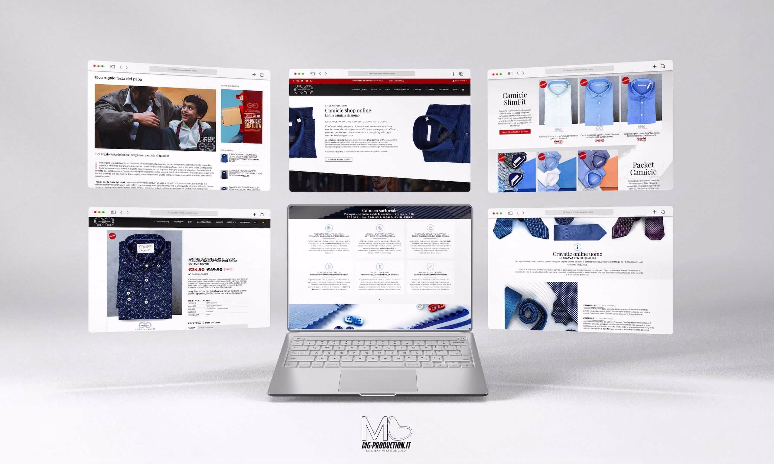 WebDesing wordpress ecommerce CheCamicia