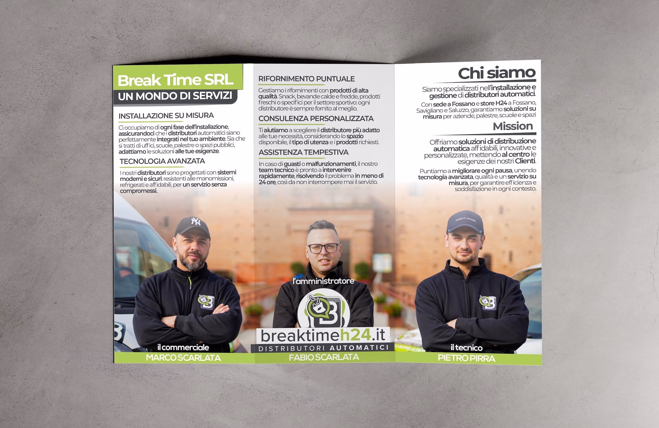 branding design breaktime srl immagine coordinata