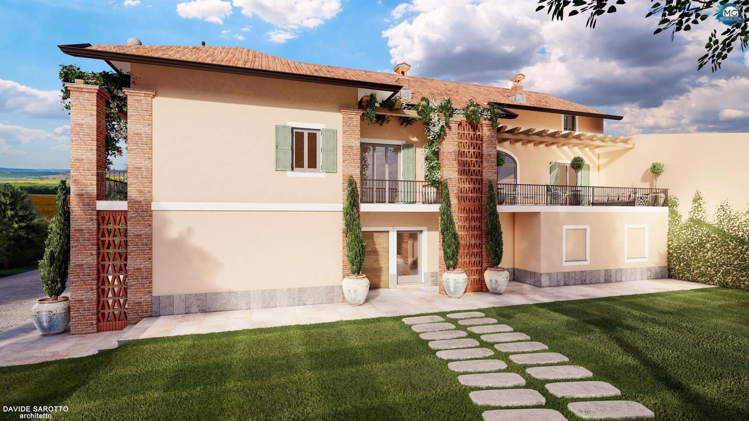 recupero-rustico-render-fotorealistico-paesaggio-langhe Recupero rustico