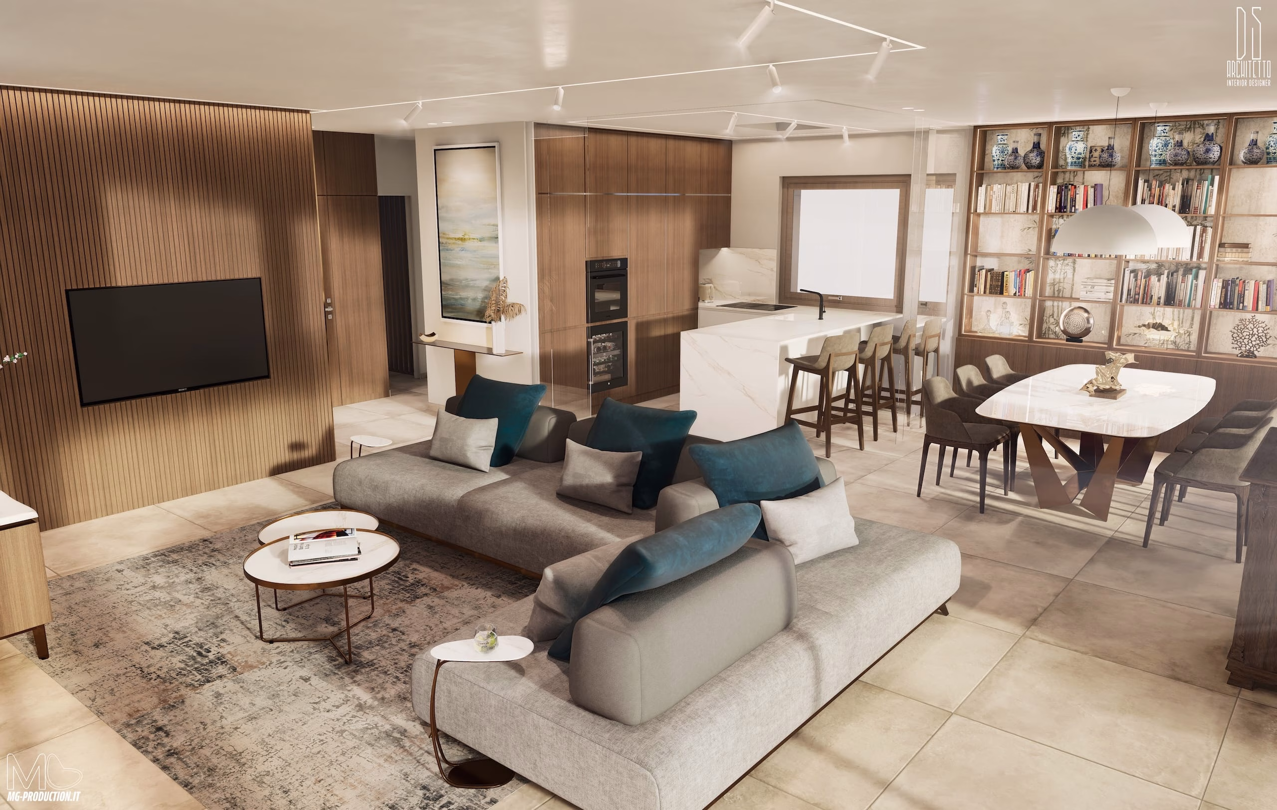 render-architettura-interior-design-sketchup-d5-render Luxury design