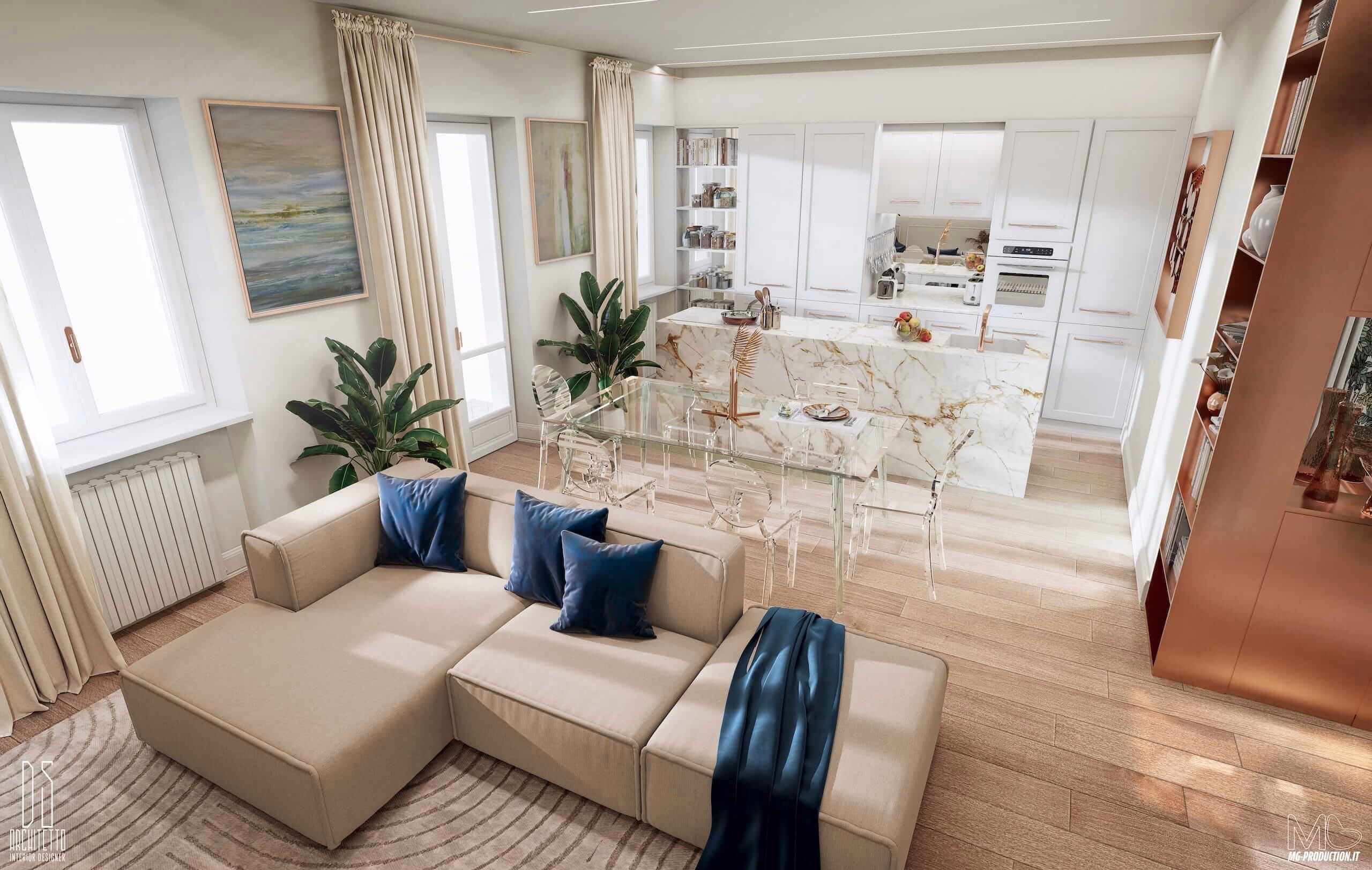 rendering-appartamento-zona-pranzo-vetro-luce Rendering appartamento