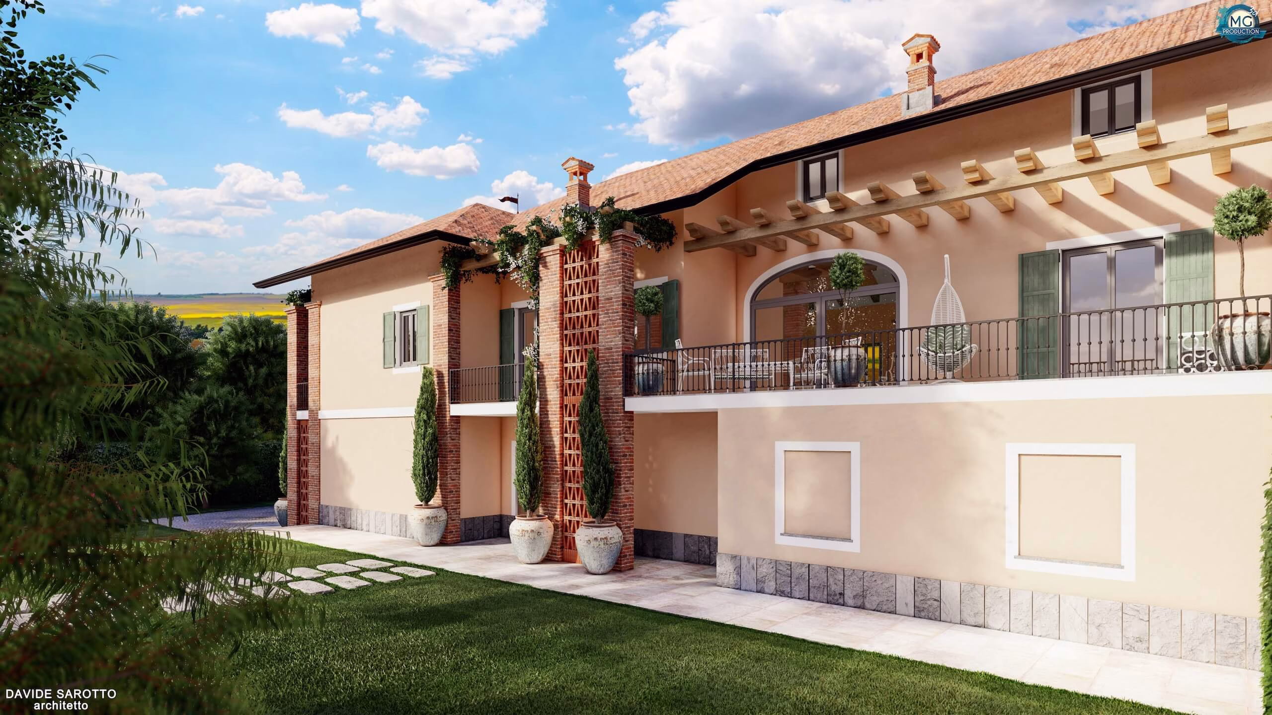 rustico-ristrutturato-rendering-3d-architettura-rurale Recupero rustico MG Production - Agenzia creativa studio design